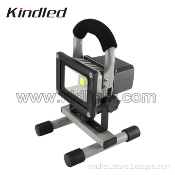 Portable Rechargeable LED Floodlight-10W RGB for Working Time 3hours